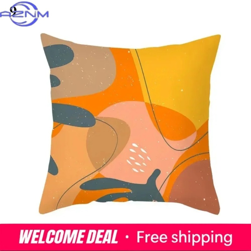 Boho Orange Abstract Cushion C - đánh giá và giá Century Textile & Sewing Supply Avenue C North Saskatoon Sk