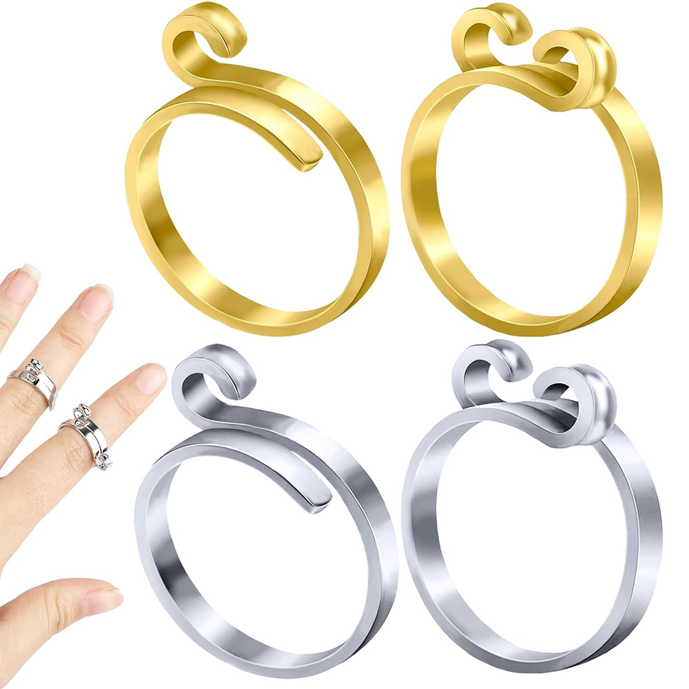 Knitting Crochet Loop Rings Kn - đánh giá và giá Sewing Thimble Metal