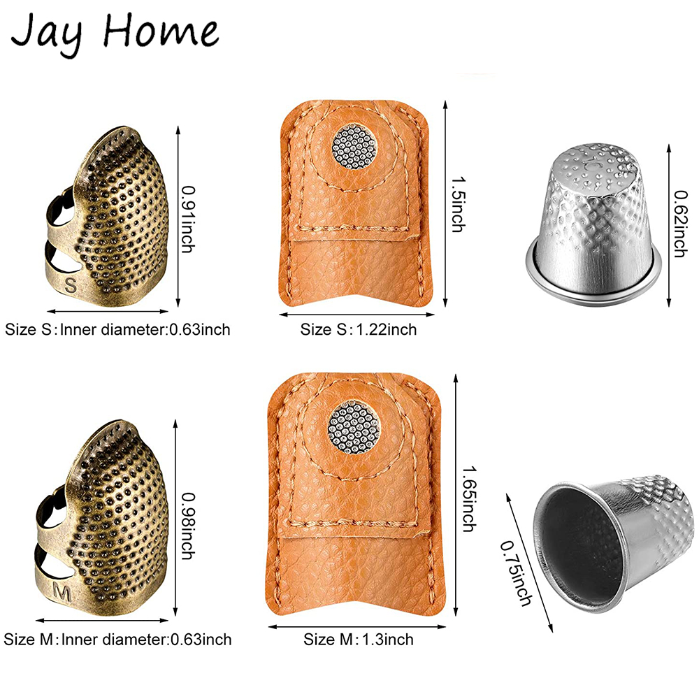 14 Chiếc May Đầu Kẹp Bộ Kim Lo - đánh giá và giá Sewing Thimble Metal