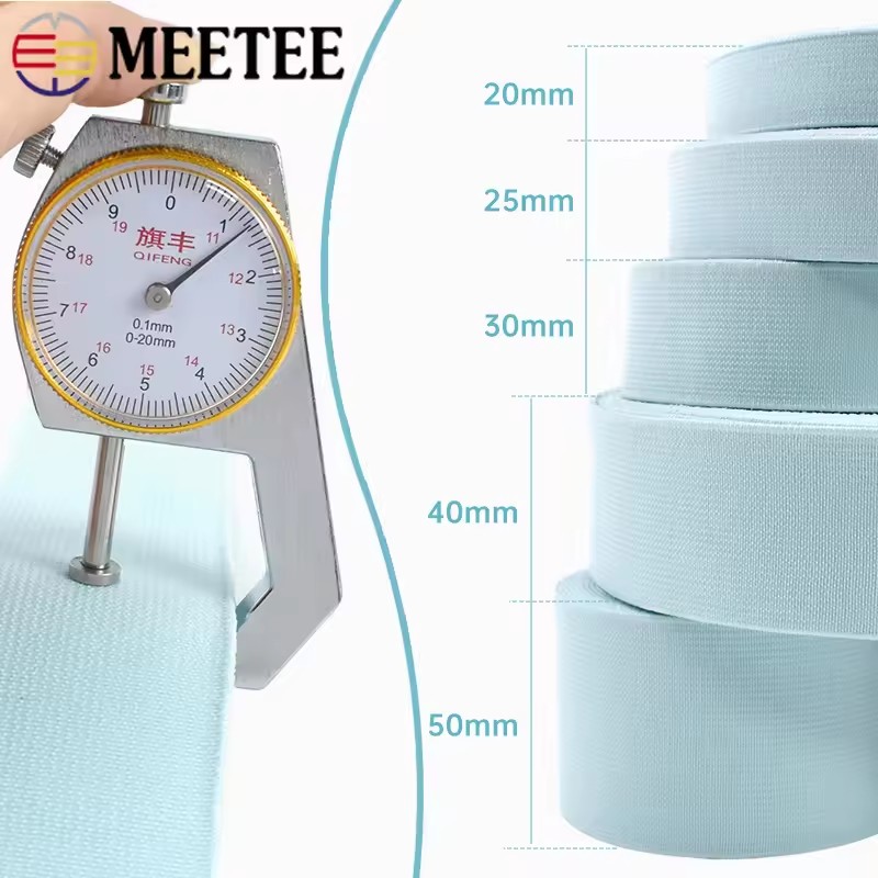 3/5Meters 20-50mm Flat Elastic - đánh giá và giá Binding Tape Bias