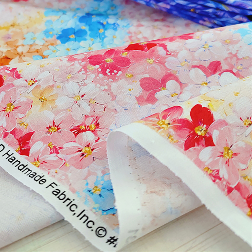 Pure Cotton Flower Printed Fab - đánh giá và giá Sewing By