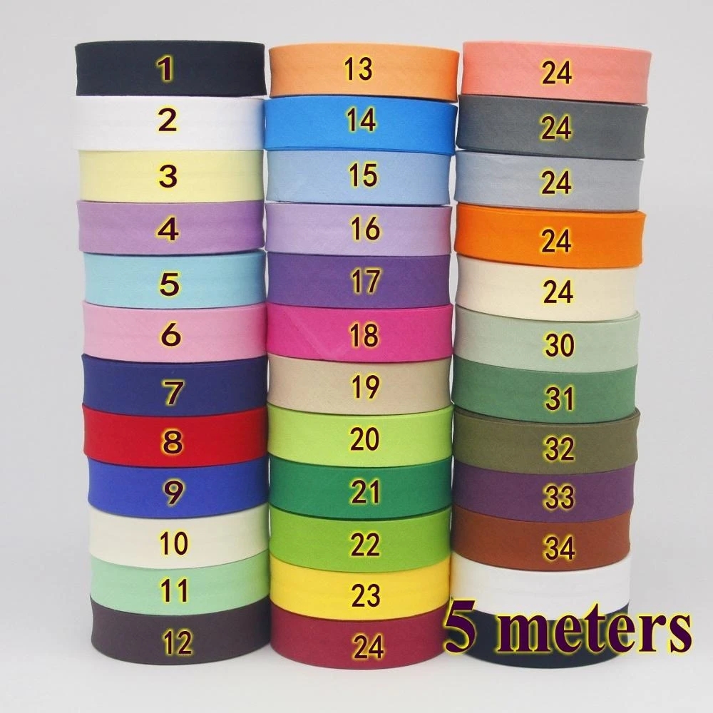 100% Cotton Bias Tape, 20mm Wi - đánh giá và giá Binding Tape Bias