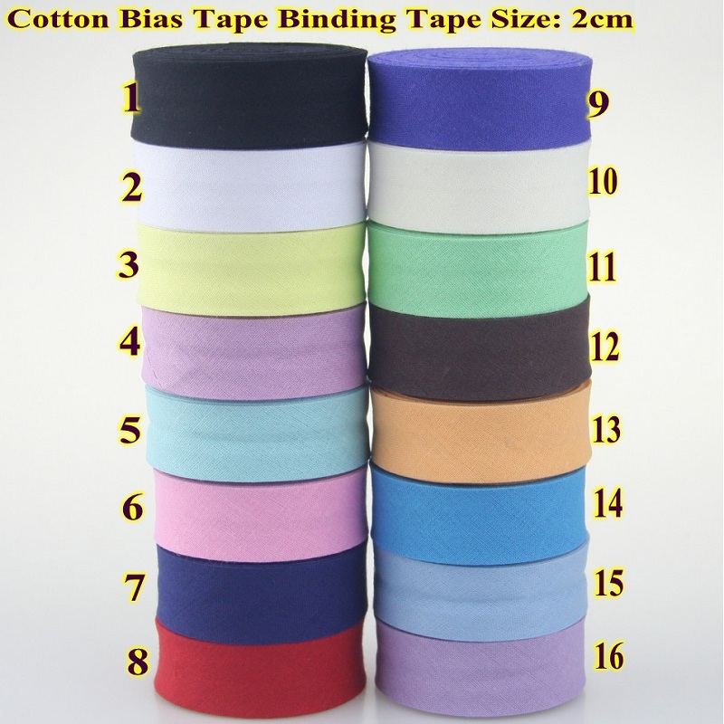 100% Cotton Bias Tape, 20mm Wi - đánh giá và giá Binding Tape Bias