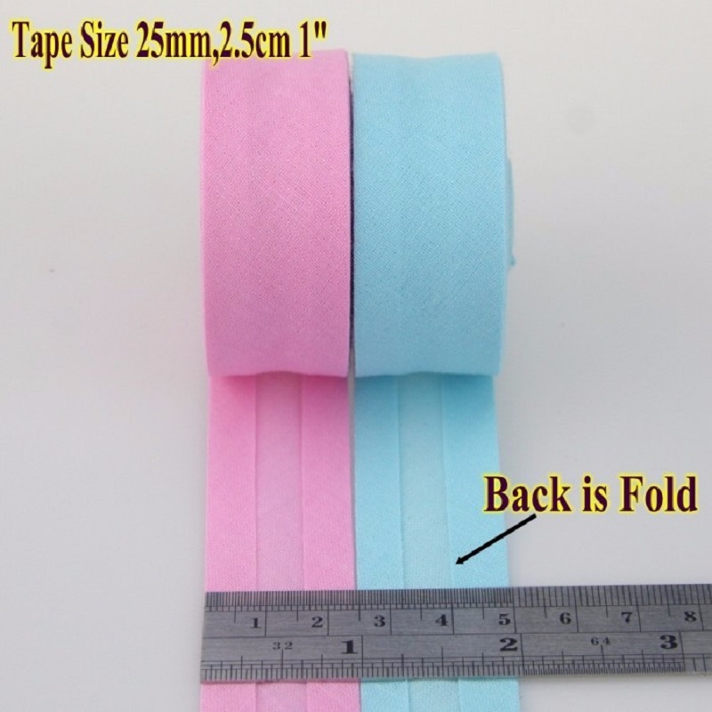 25mm Cotton Folded Bias Tape I - đánh giá và giá Binding Tape Bias
