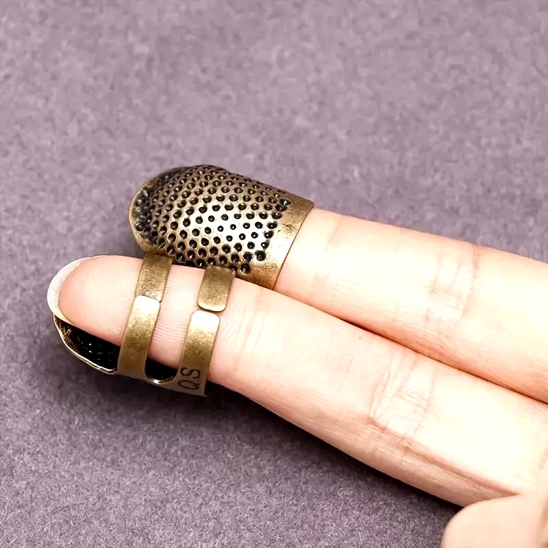 Adjustable Vintage Sewing Thim - đánh giá và giá Sewing Thimble Metal