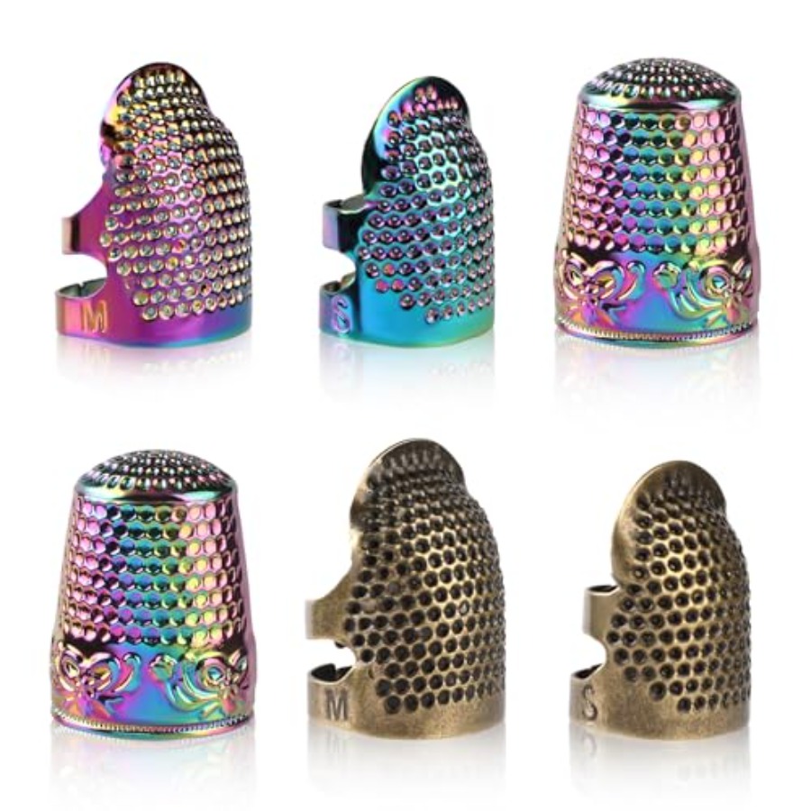 Thimbles for Hand Sewing, 6 PC - đánh giá và giá Sewing Thimble Metal