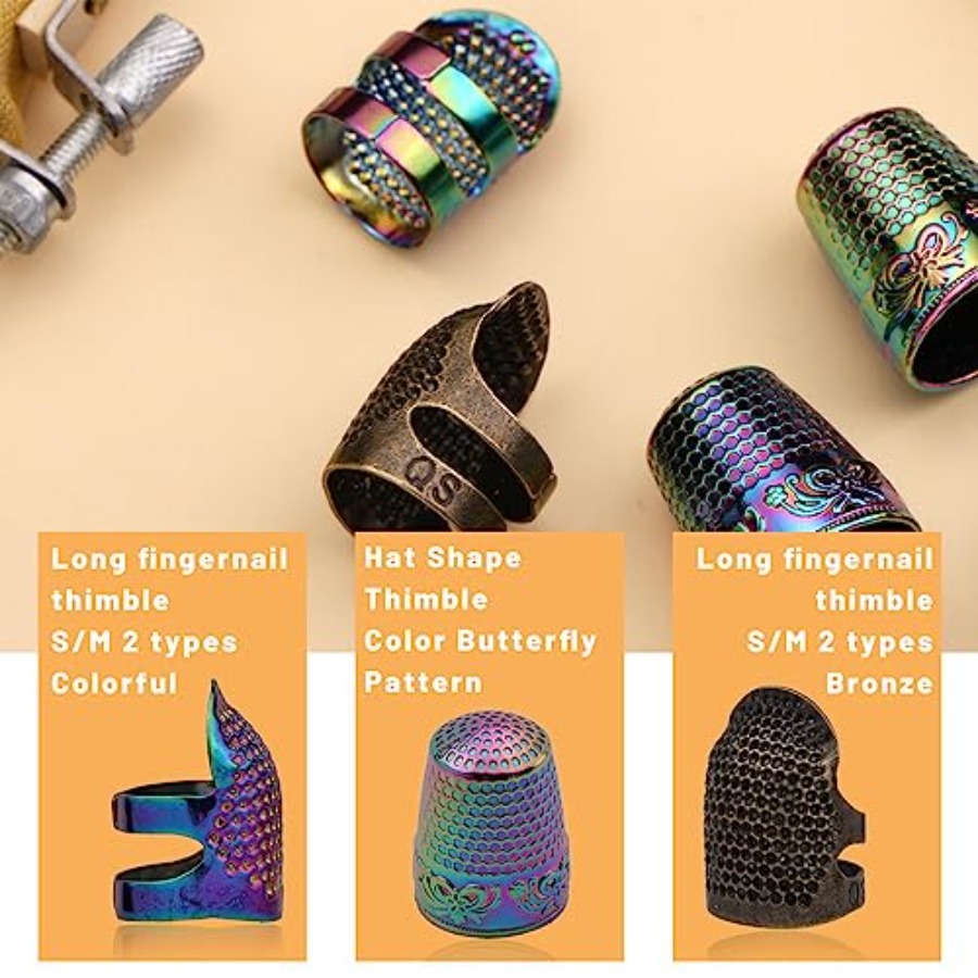 Thimbles for Hand Sewing, 6 PC - đánh giá và giá Sewing Thimble Metal