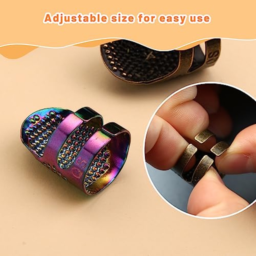 Thimbles for Hand Sewing, 6 PC - đánh giá và giá Sewing Thimble Metal