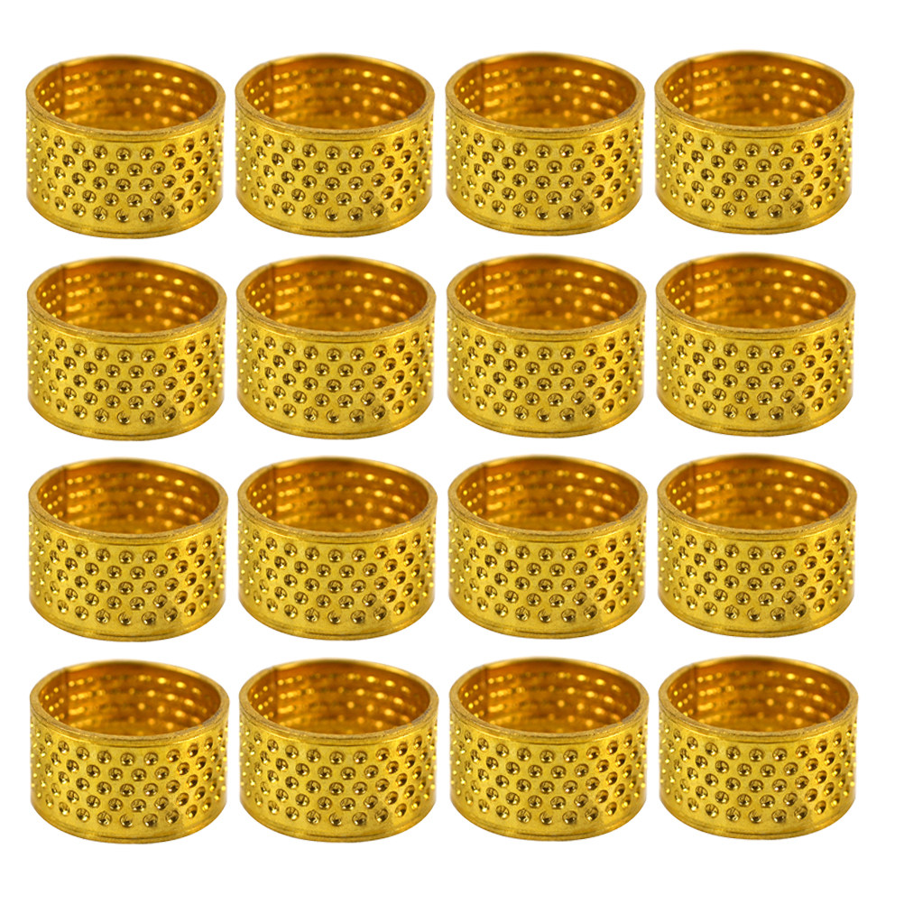 100pcs Metal Thimble Ring Adju - đánh giá và giá Sewing Thimble Metal