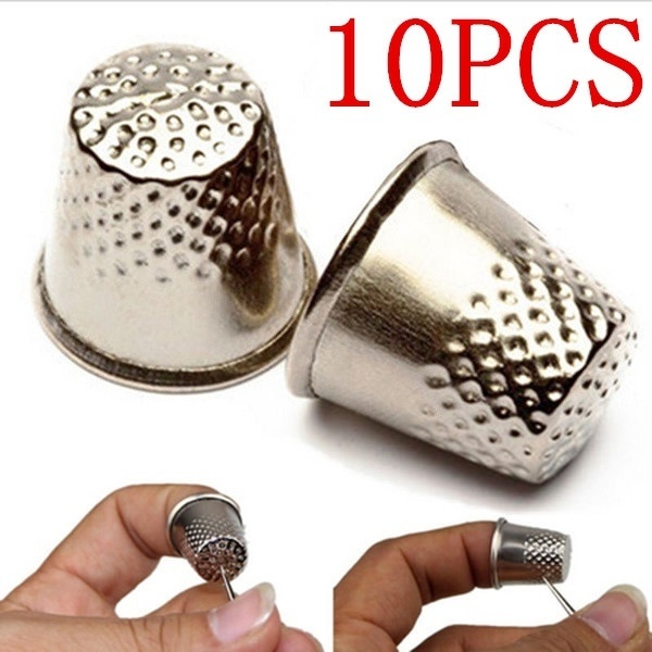 10Pcs Metal Aluminum Top Needl - đánh giá và giá Sewing Thimble Metal
