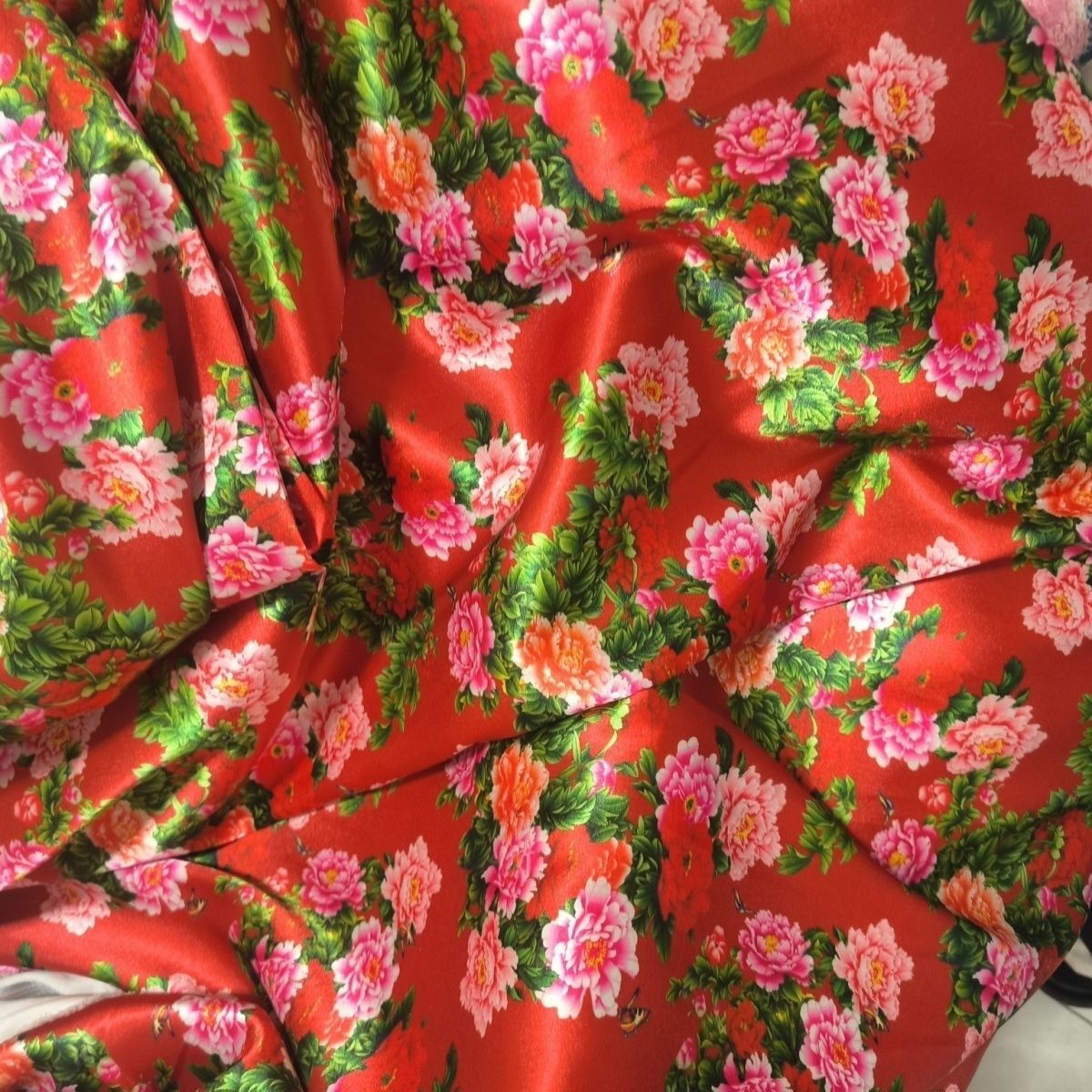 Satin Fabric Cloth without Ove - đánh giá và giá Textile For Sewing