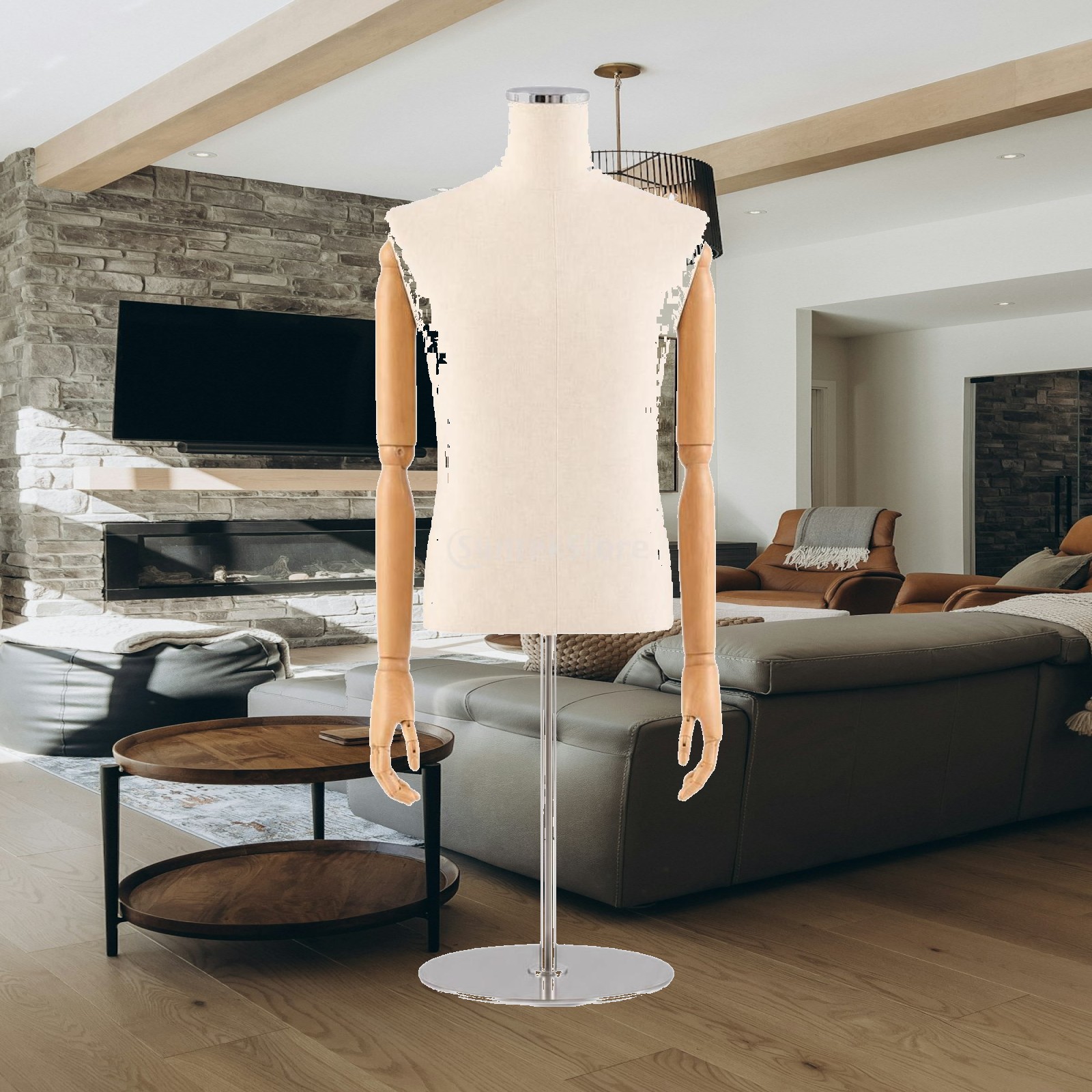Male Half-Body Mannequin texti - đánh giá và giá Dress Form Mannequin