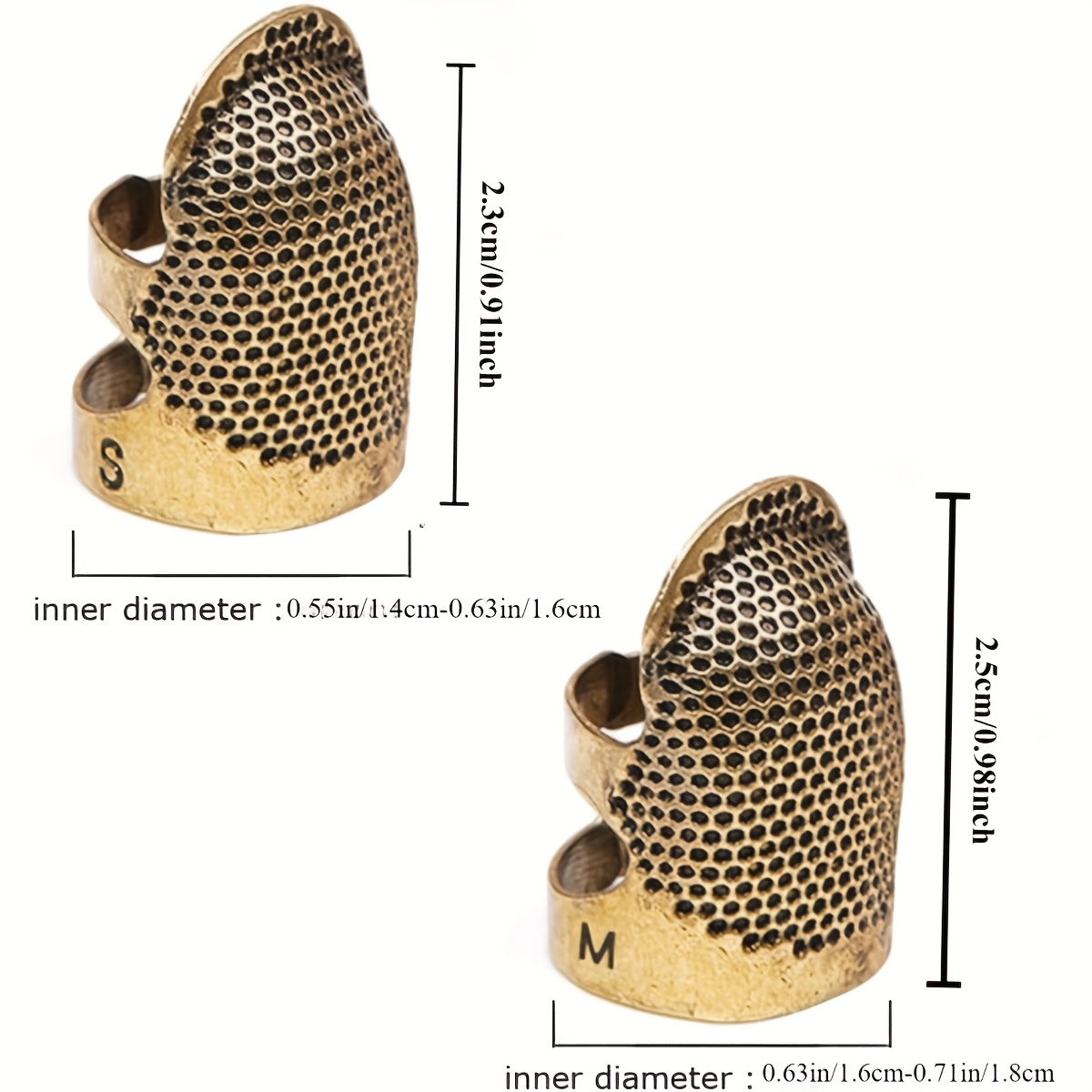 4pcs Sewing Thimble Finger Pro - đánh giá và giá Sewing Thimble Metal