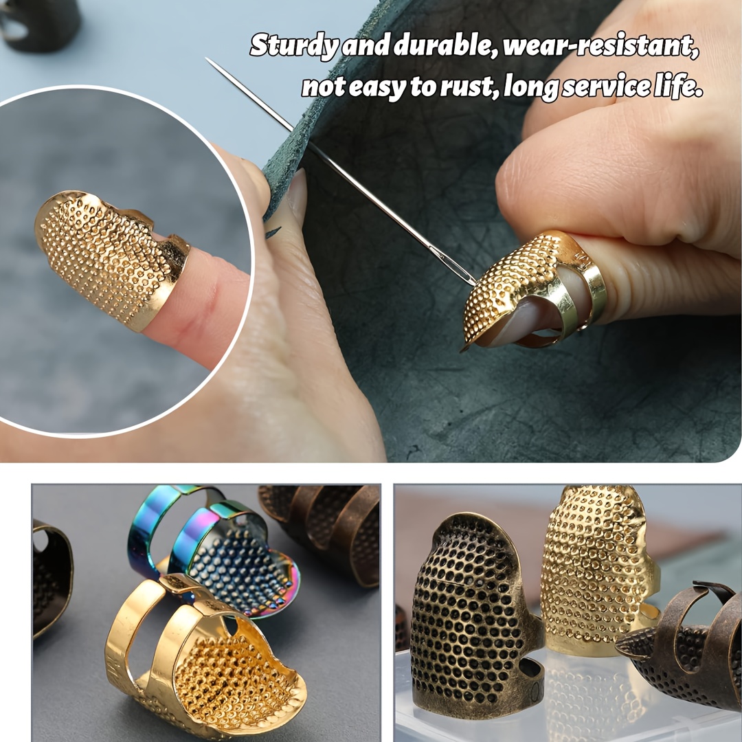 4pcs Sewing Thimble Finger Pro - đánh giá và giá Sewing Thimble Metal